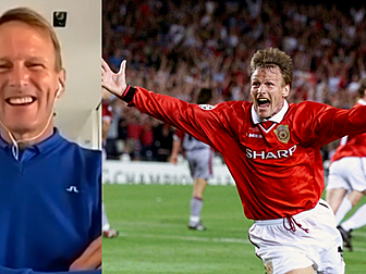 A red Ferrari & Cantona's shad...